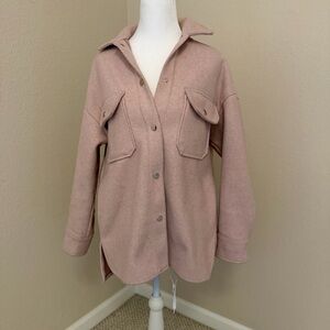 Zara Women's Blush Utility Jacket